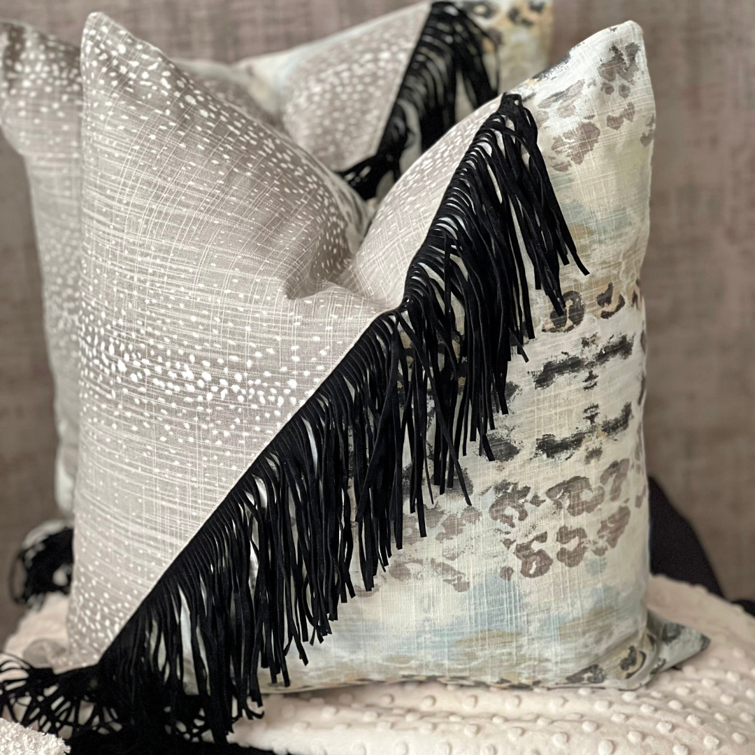 animal print throw pillow
