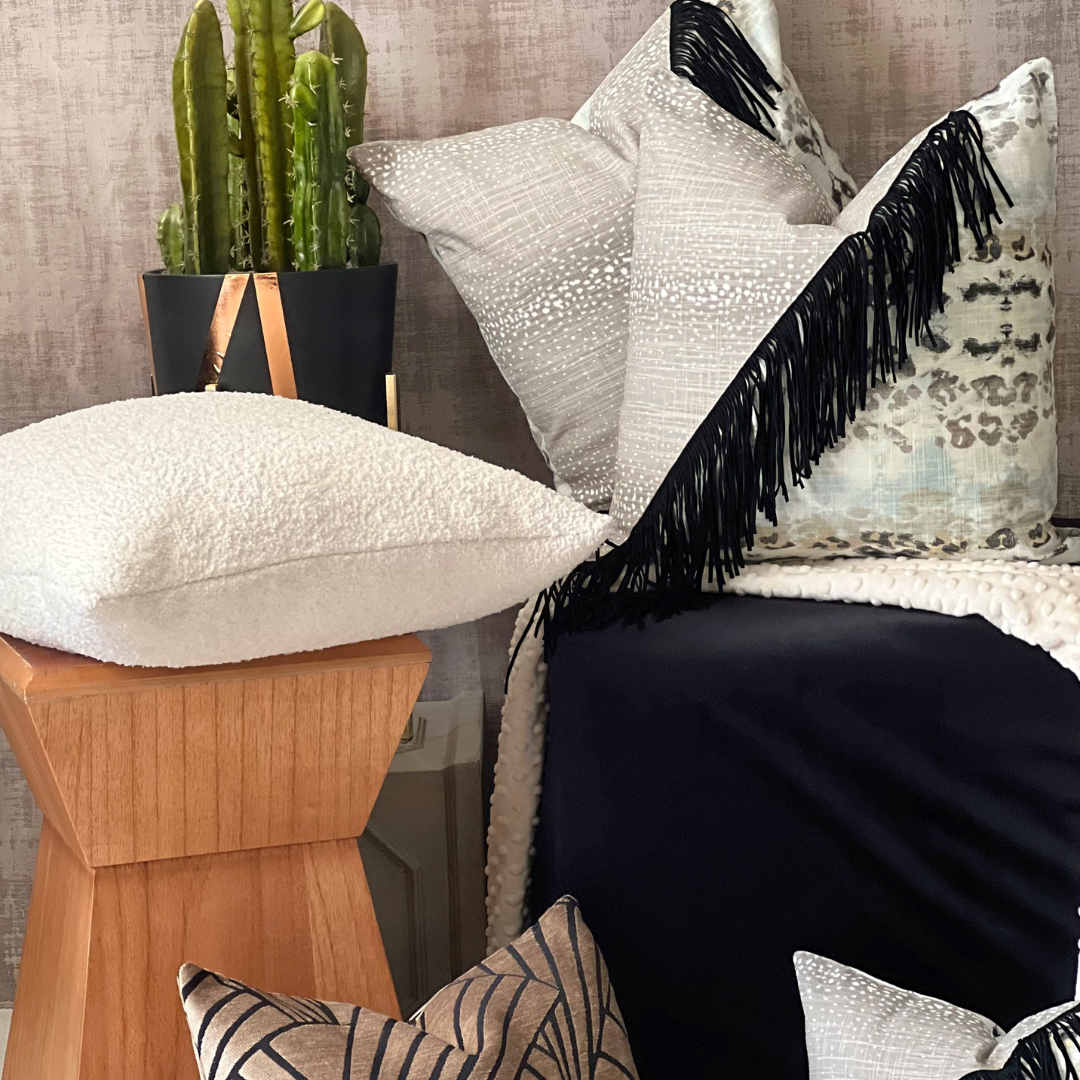 animal print throw pillow