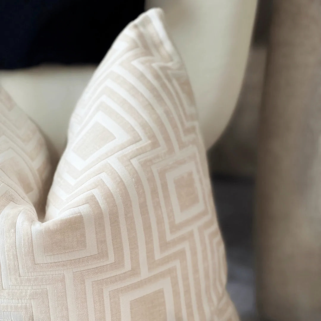 shiny white pillow