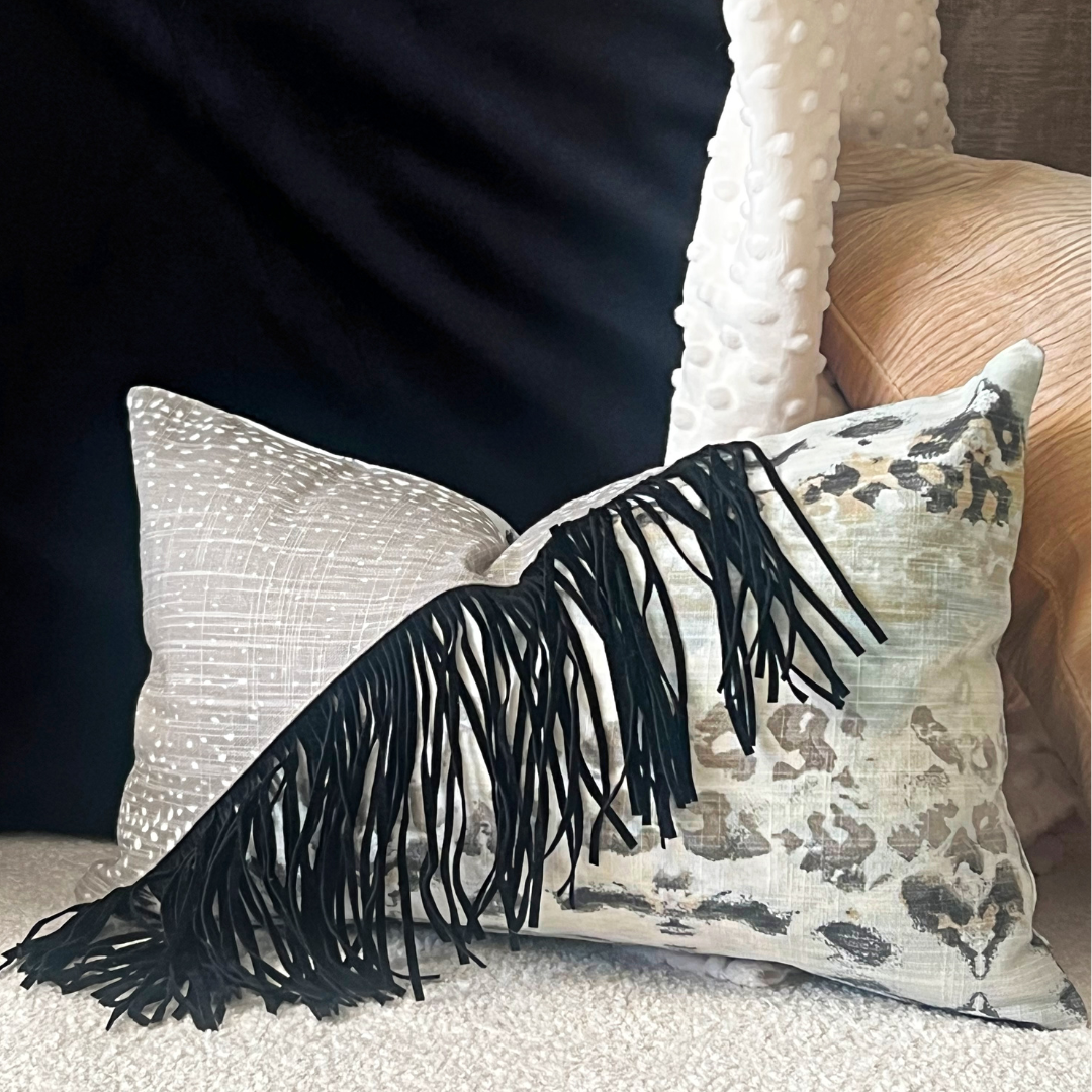 animal print throw pillow