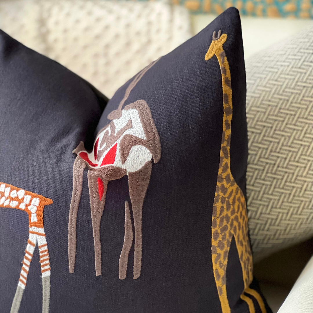 Jungle theme kids pillow