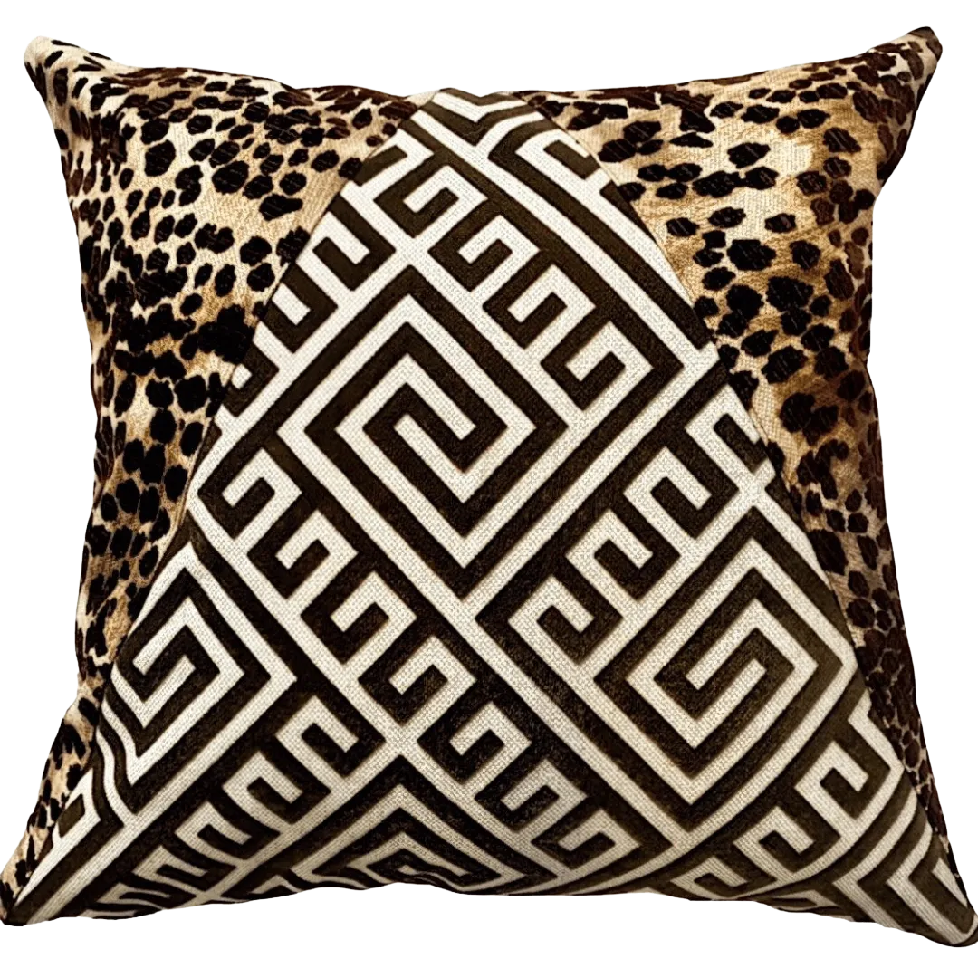 Cheetah print pillow