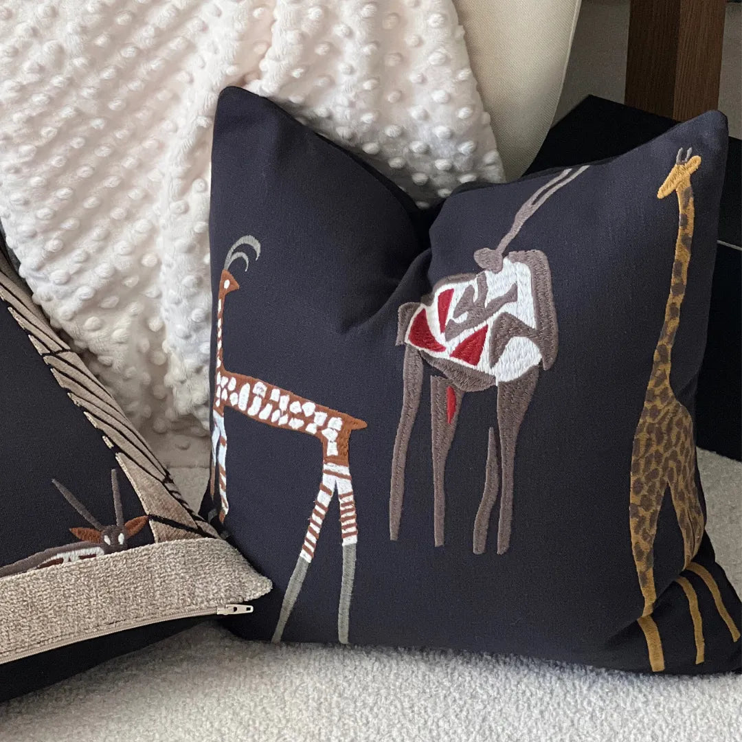 Jungle theme kids pillow