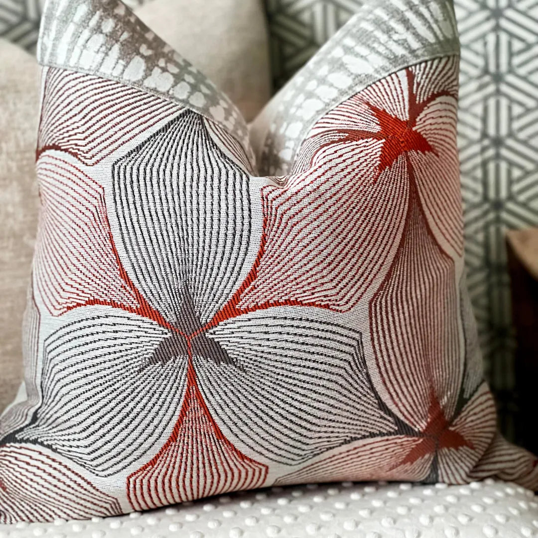 Orange Fall decor pillow