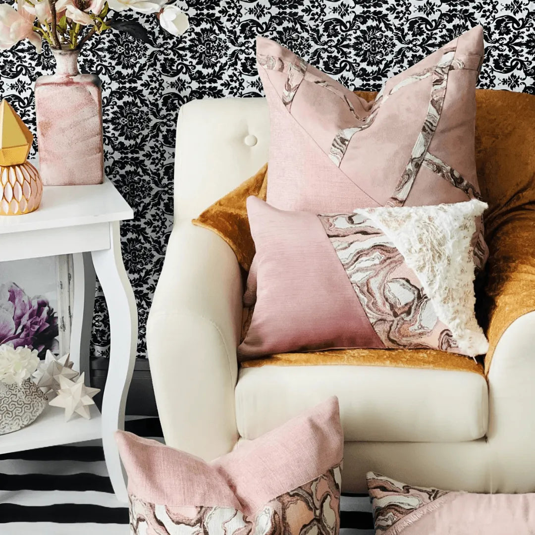 rose gold pillows