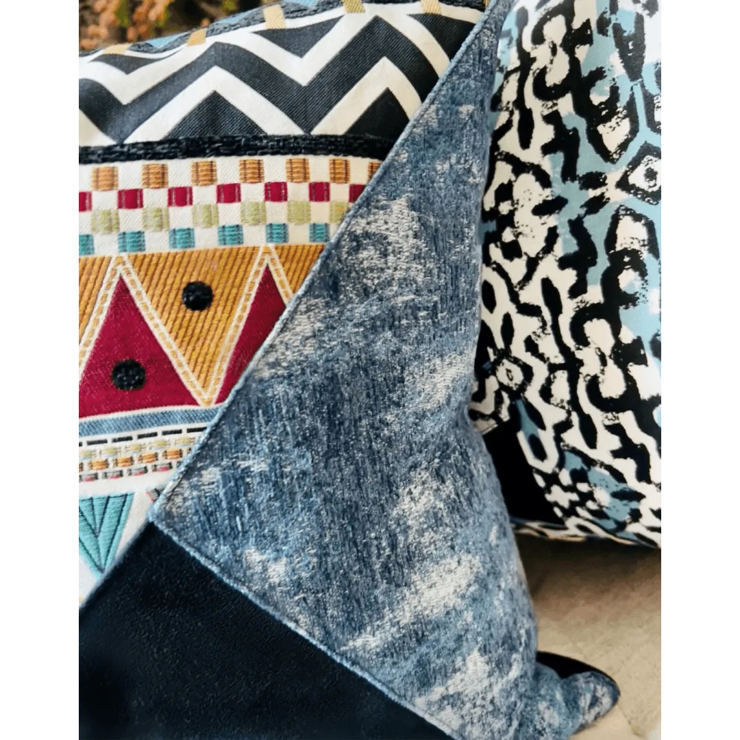 bright colorful pillow EmbellyshHome