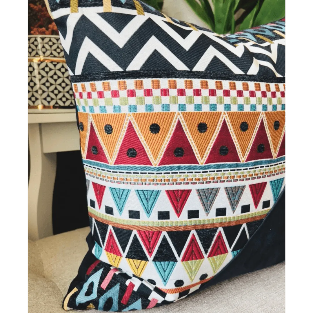 bright colorful pillow EmbellyshHome