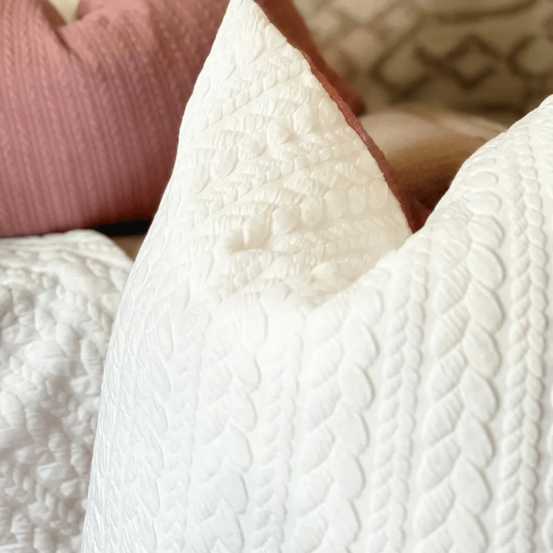 Cable Knit pillow for Holidays