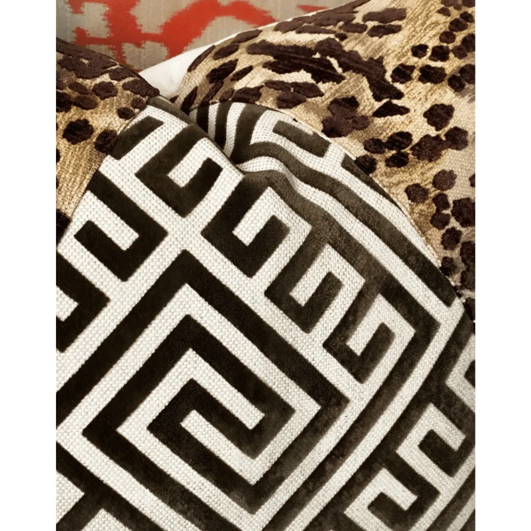 Cheetah print pillow