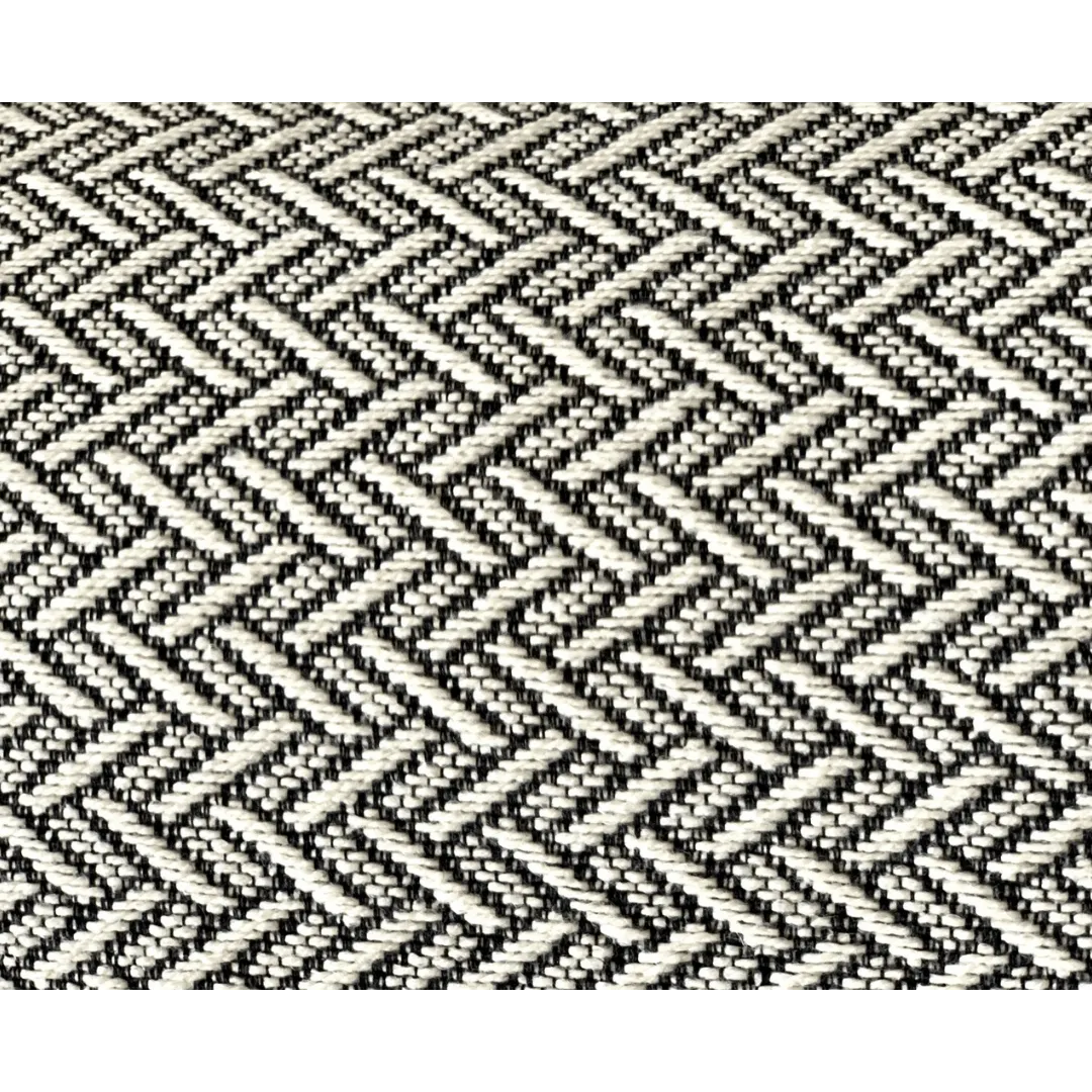 black and white pillow
