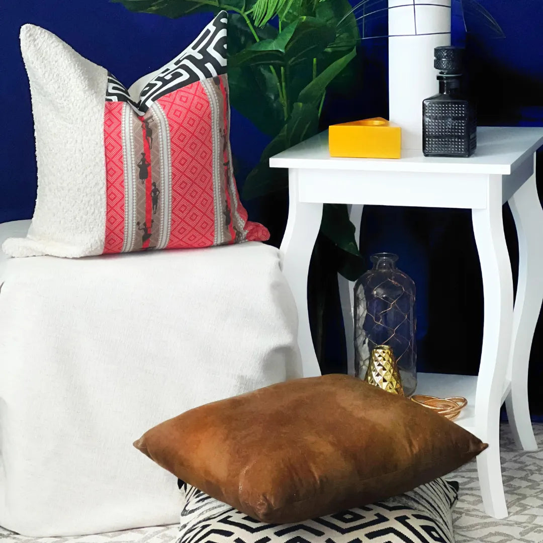 African print decorative pillow