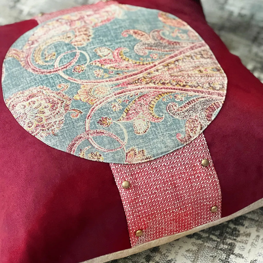 Burgundy Velvet pillow cover
