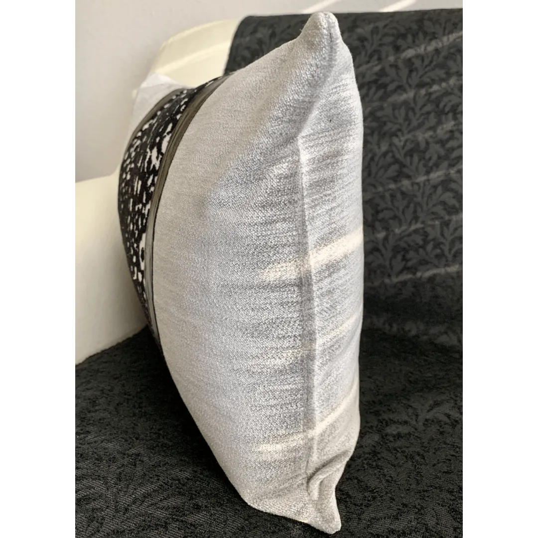 Dalmatian print pillow