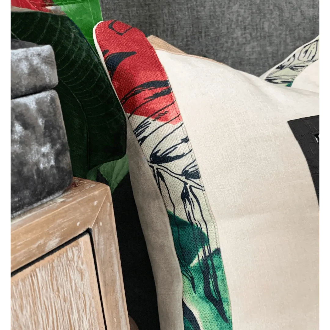 Dalmatian print pillow