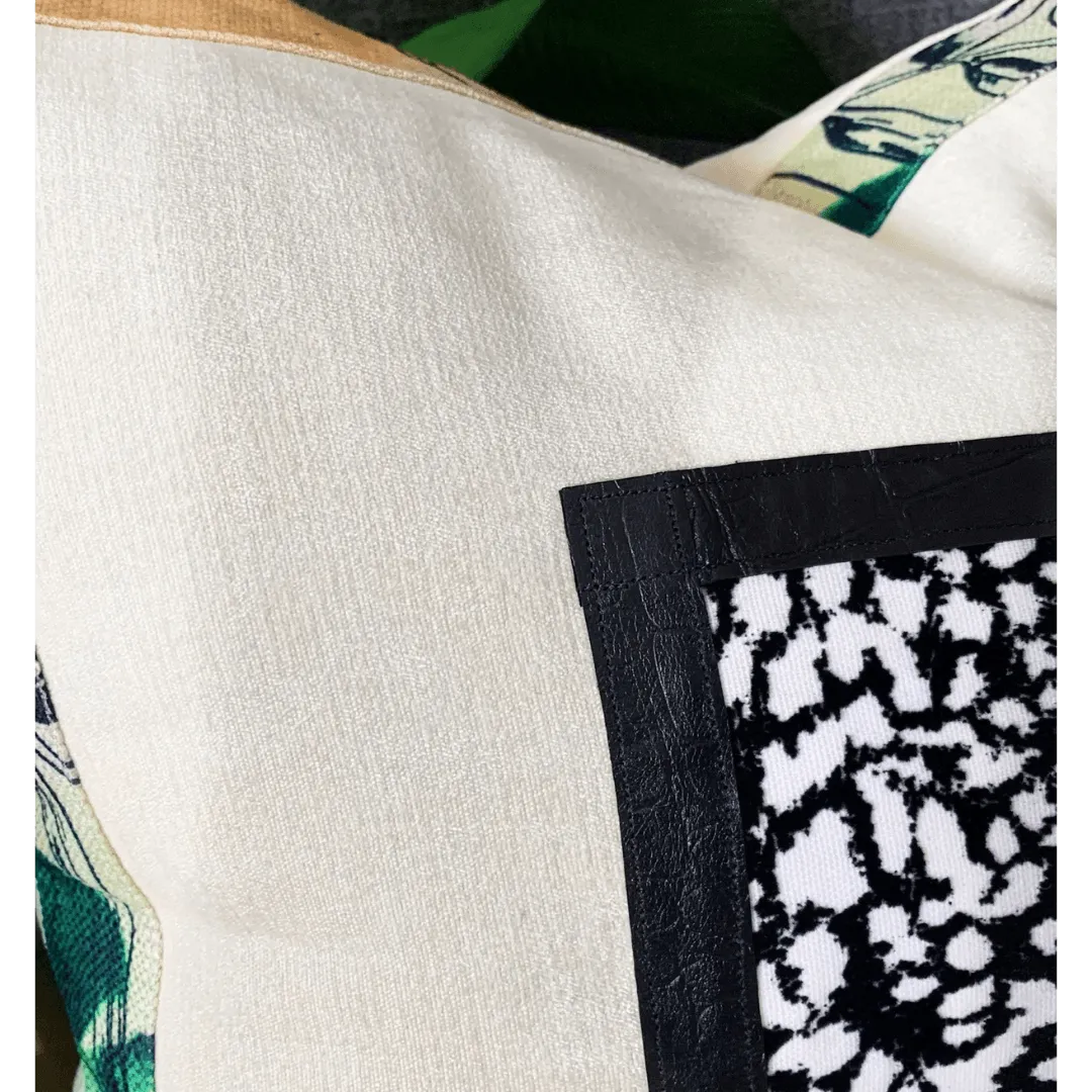 Dalmatian print pillow