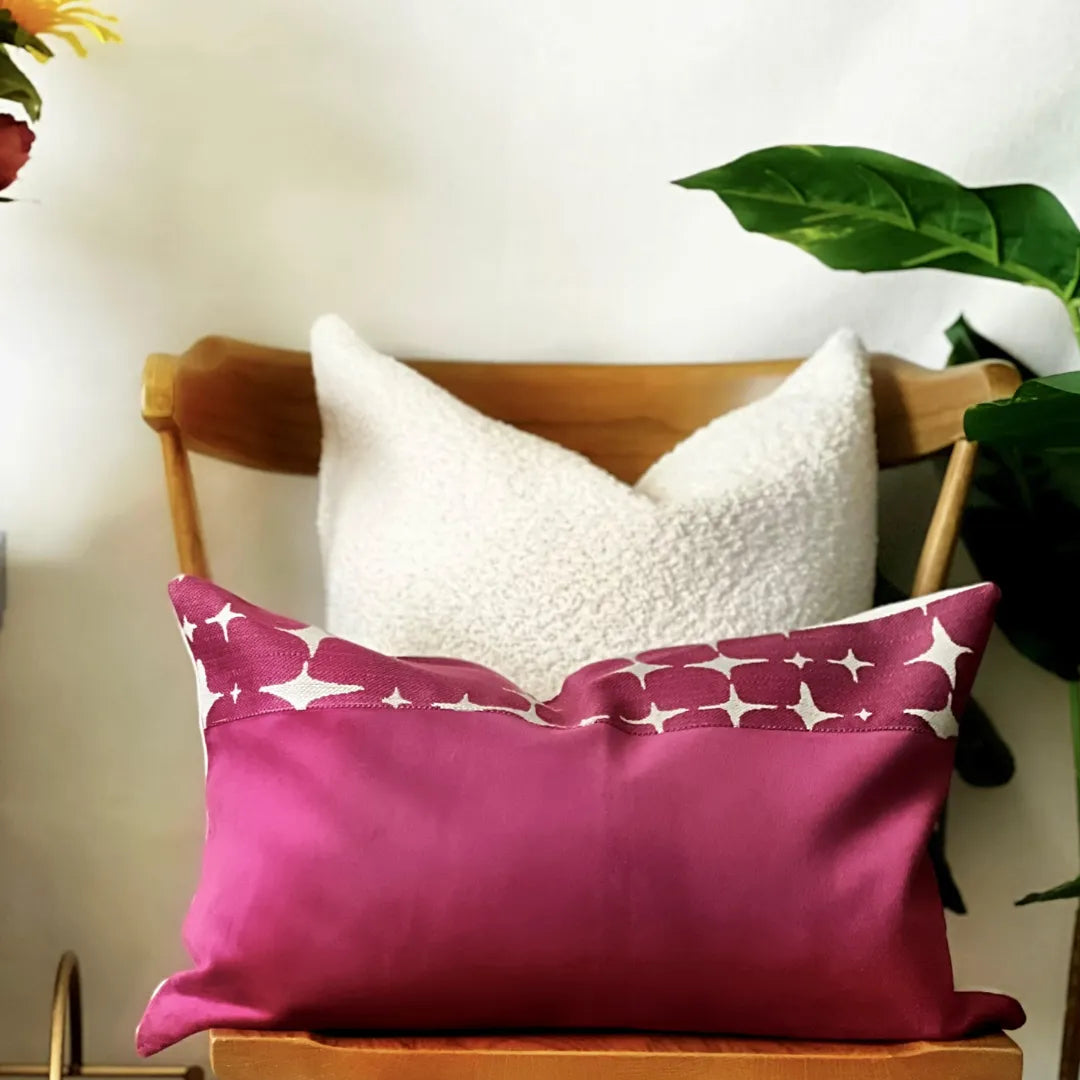 pink pillow for nursery