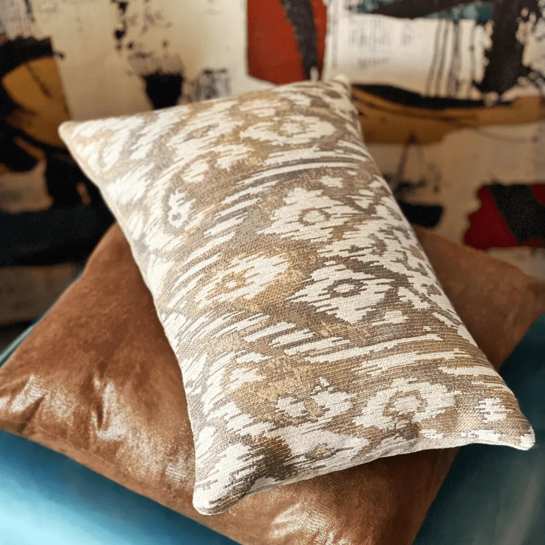 Ikat decorative pillow EmbellyshHome