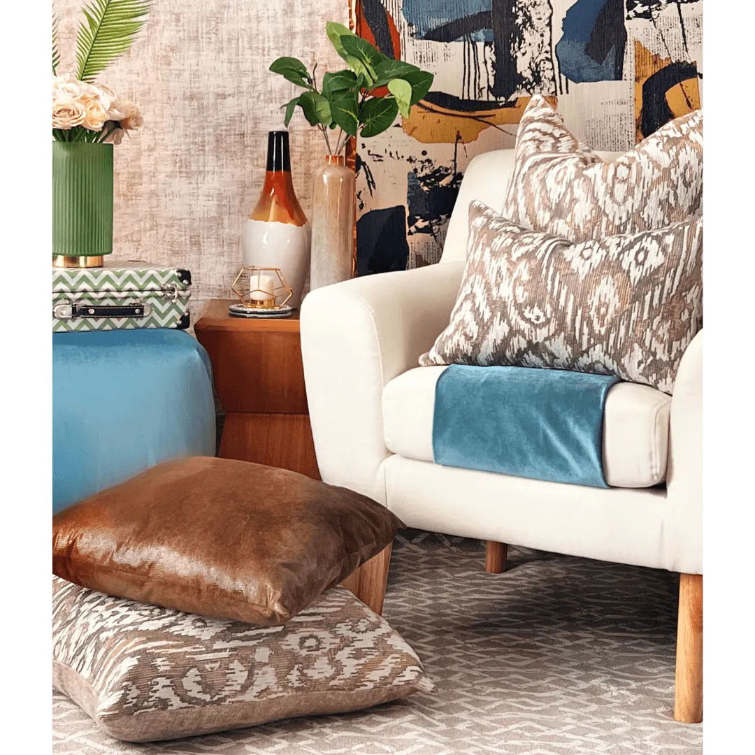 Ikat decorative pillow