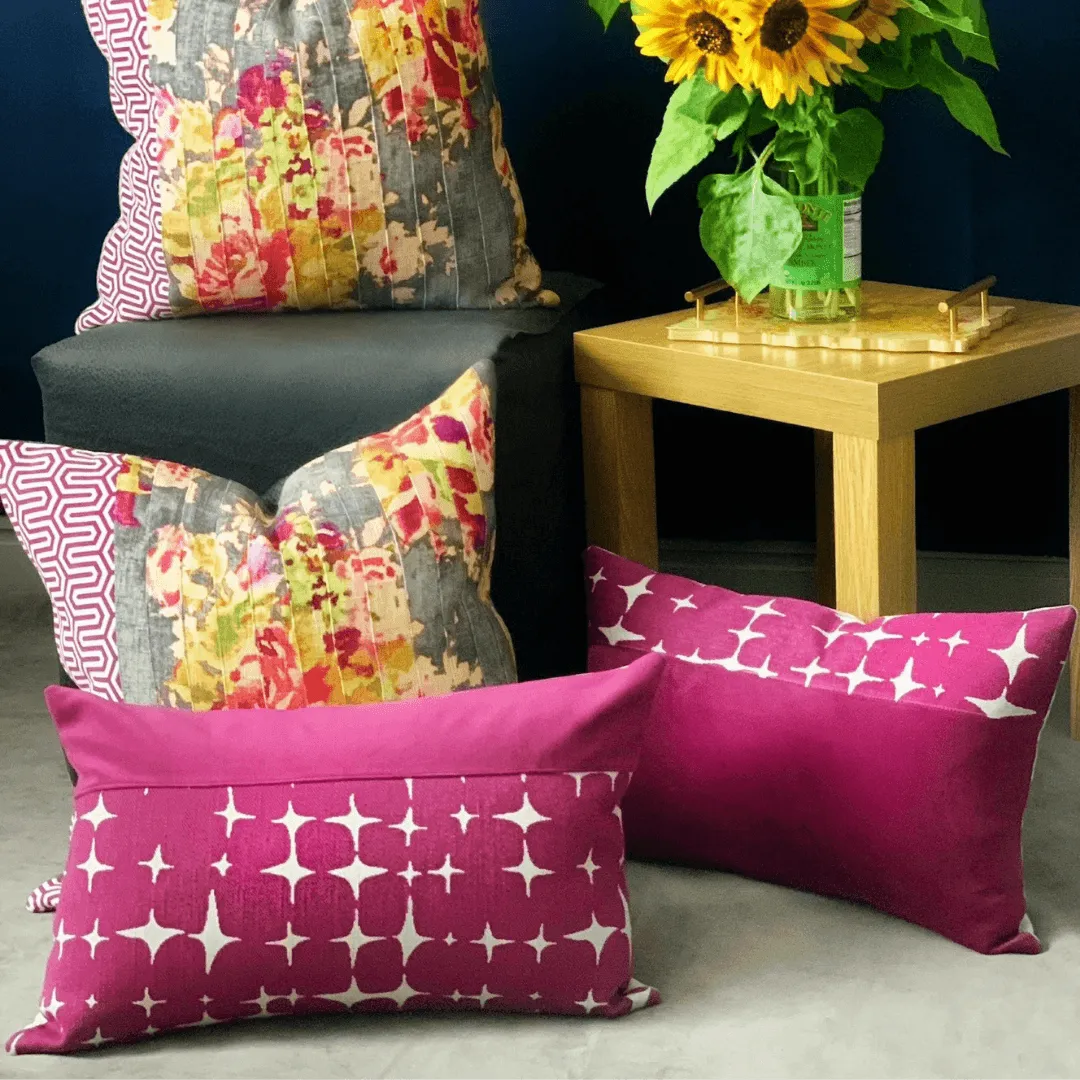 pink pillow for nursery