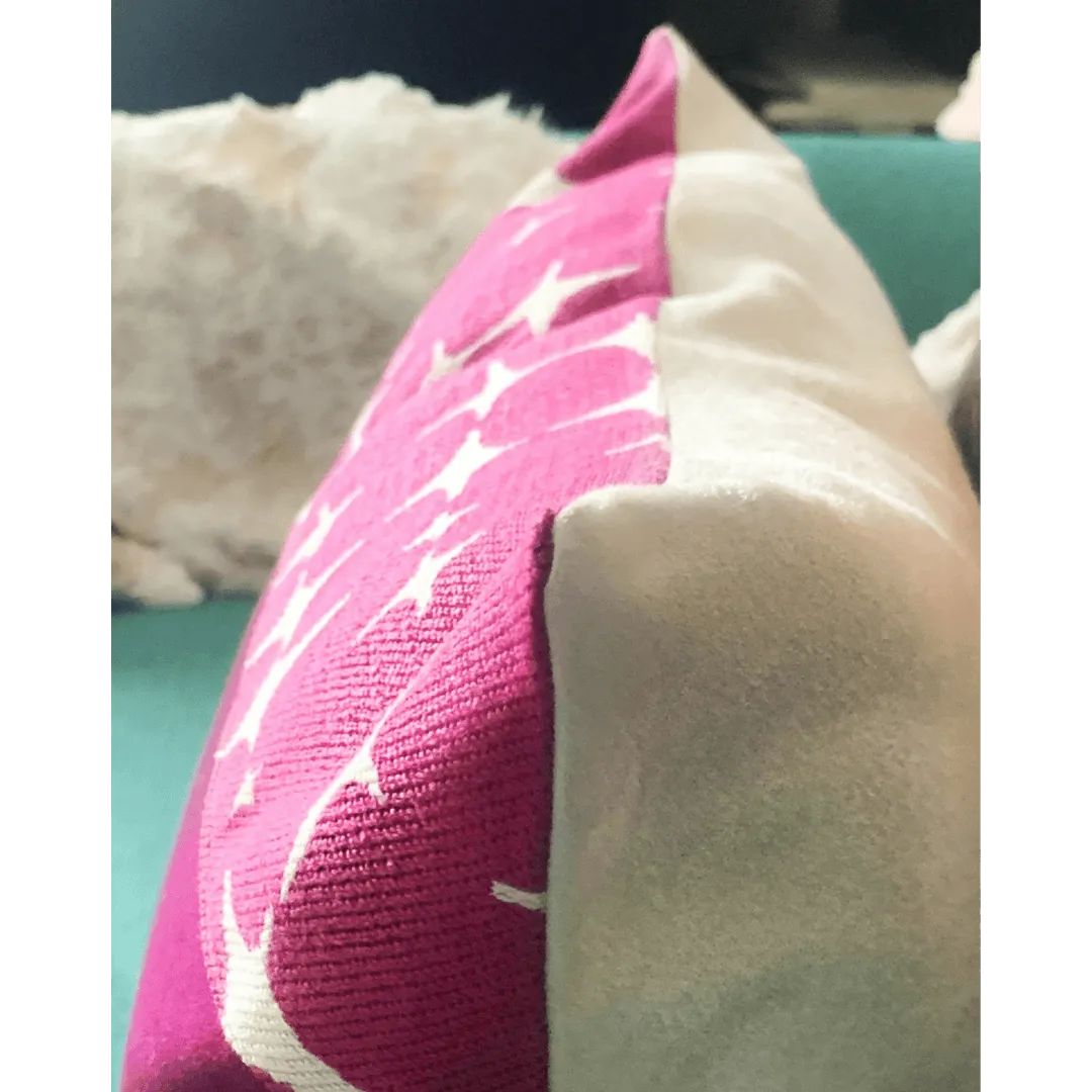 pink pillow for nursery