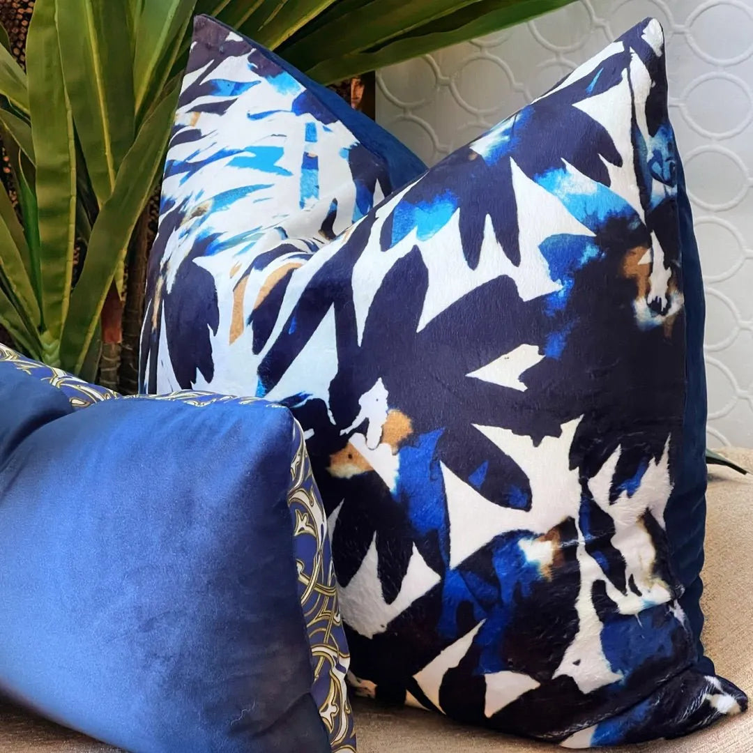plush velvet decorative pillow
