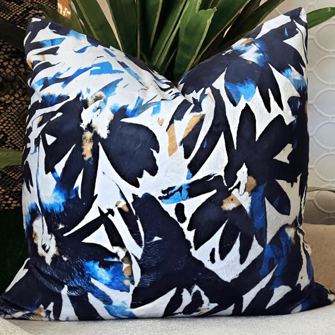plush velvet decorative pillow