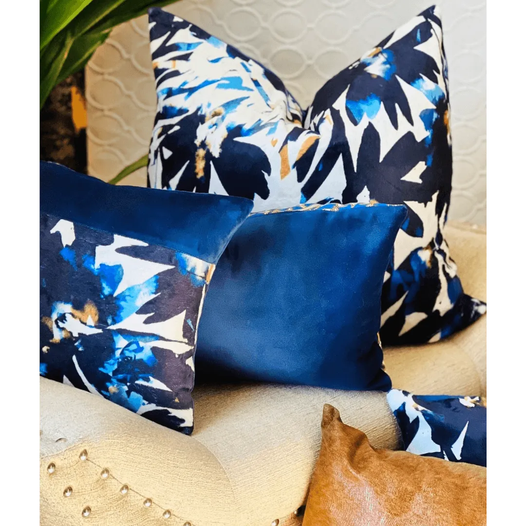 plush velvet decorative pillow