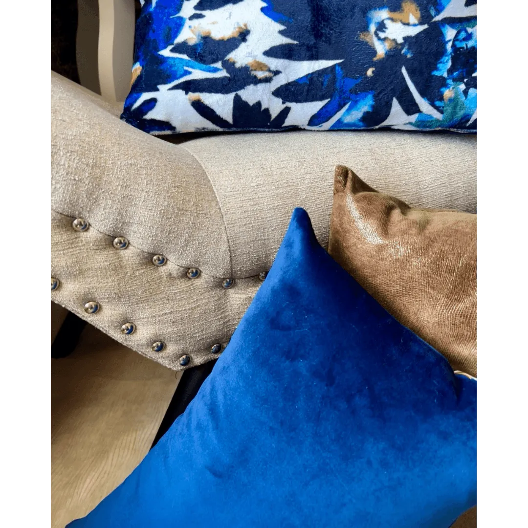 plush velvet decorative pillow