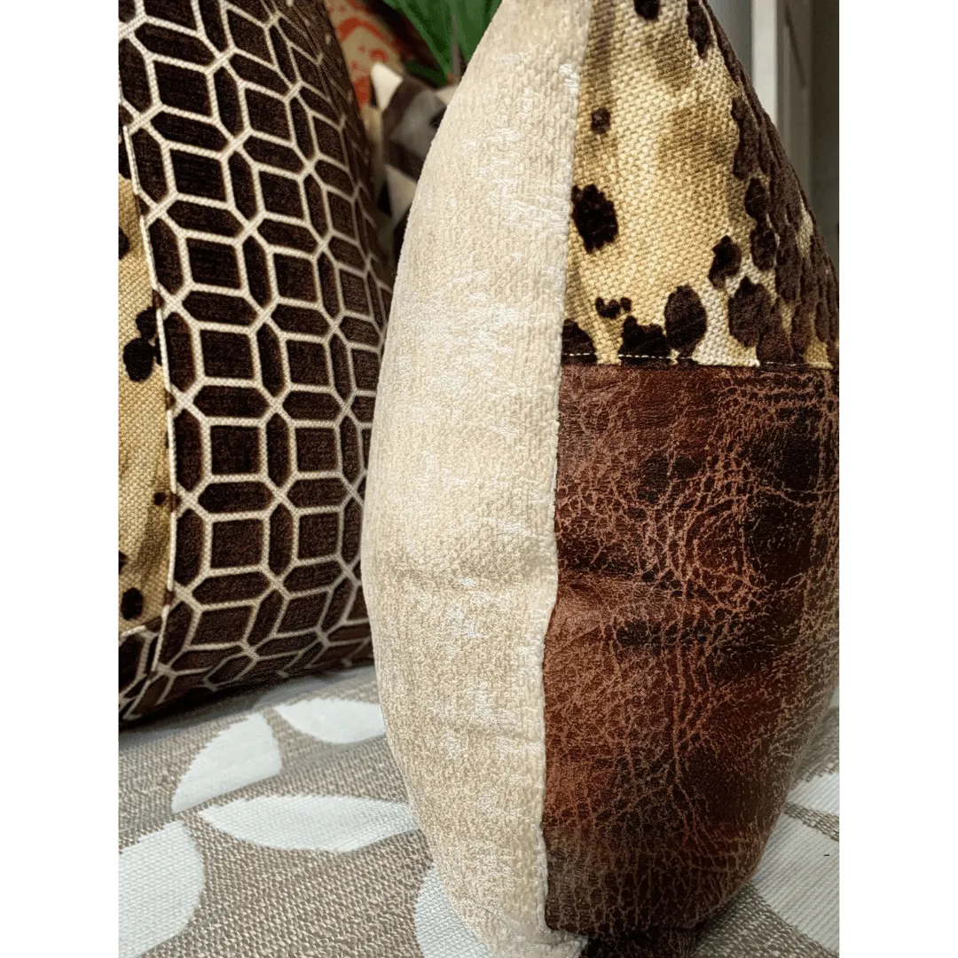Cheetah print lumbar pillow