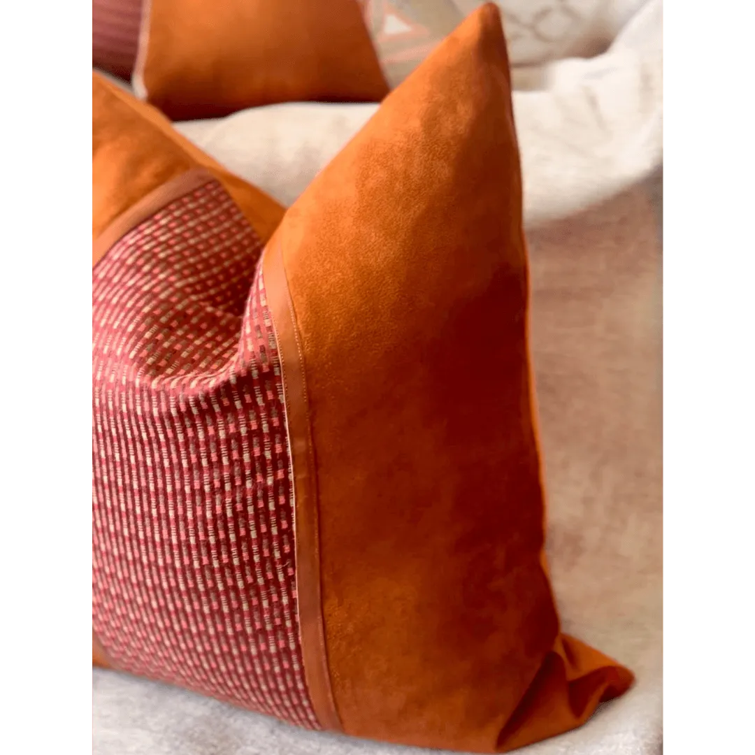 Orange Fall decor pillow