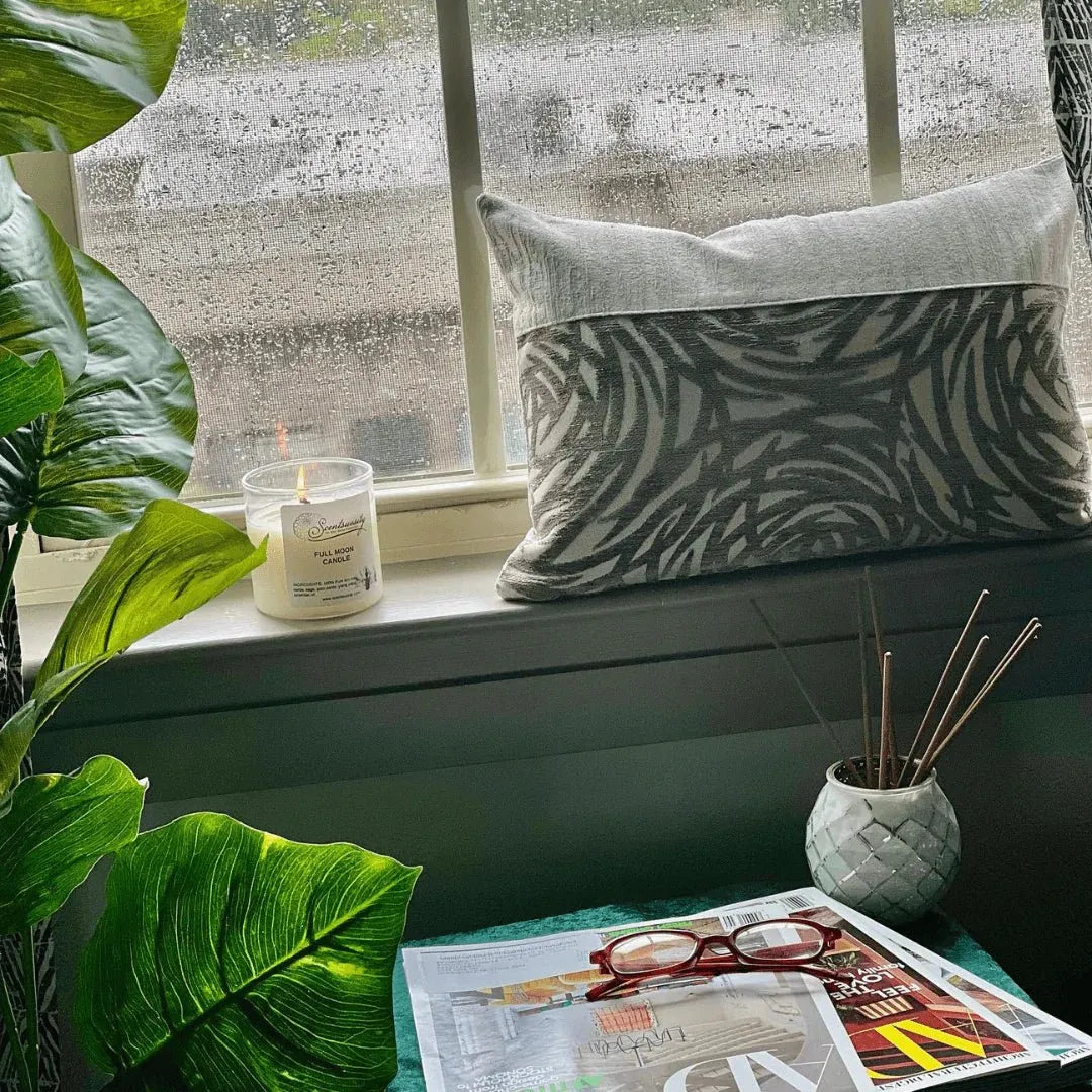 Brown and beige pillow