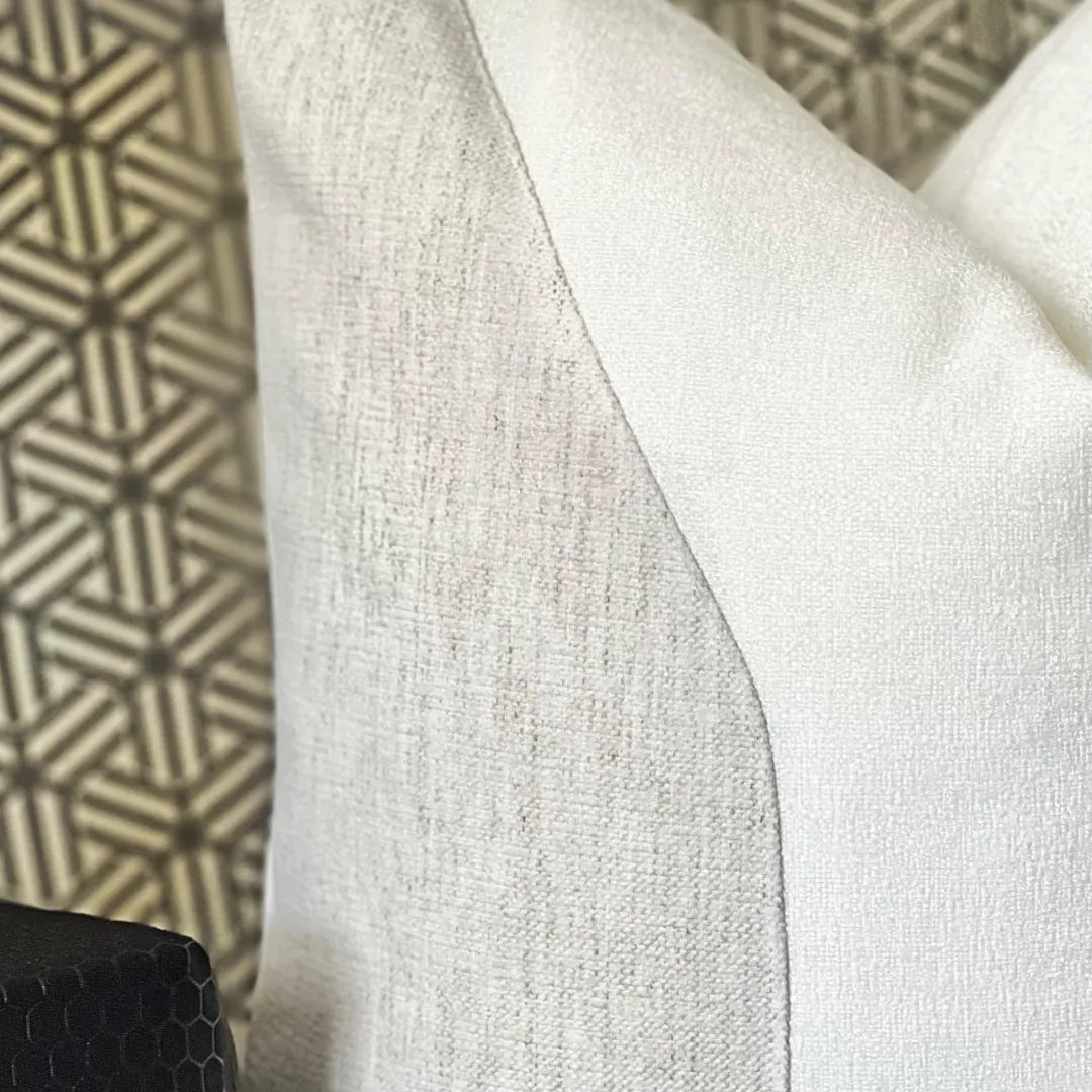 modern black and white pillow