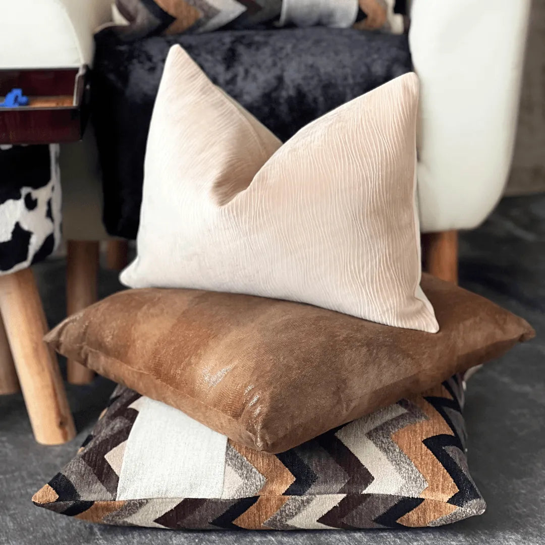beige lumbar pillow