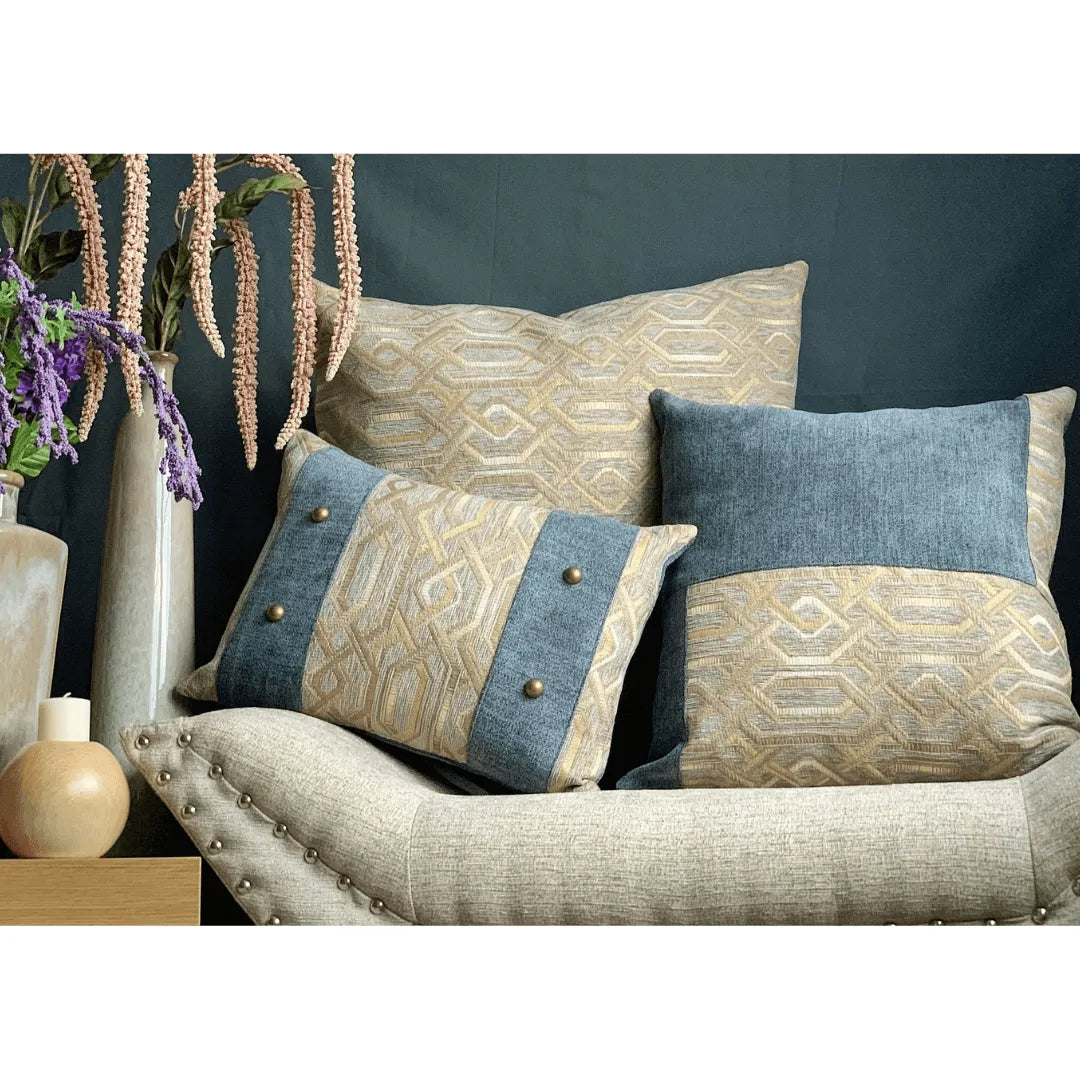 large brown pillow EmbellyshHome