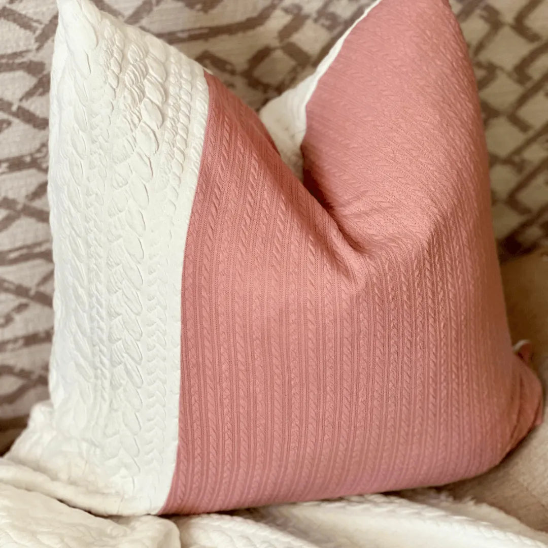 Cable Knit pillow for Holidays
