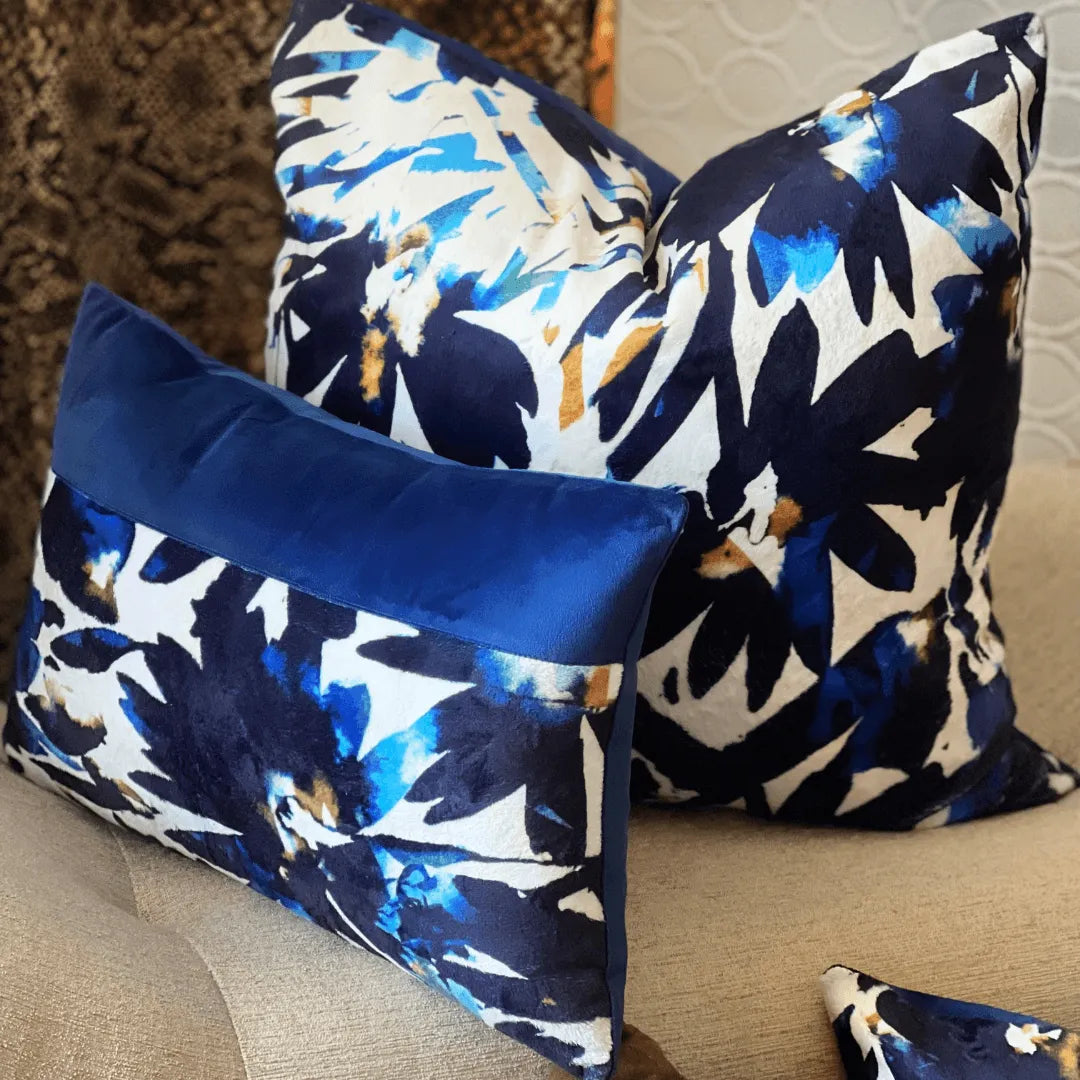 plush velvet decorative pillow